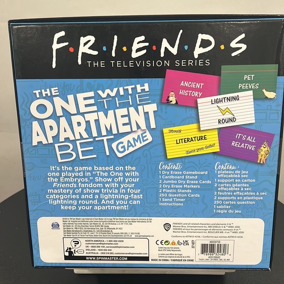 Friends, the television series, the one with the apartment that game - Picture 2 of 4